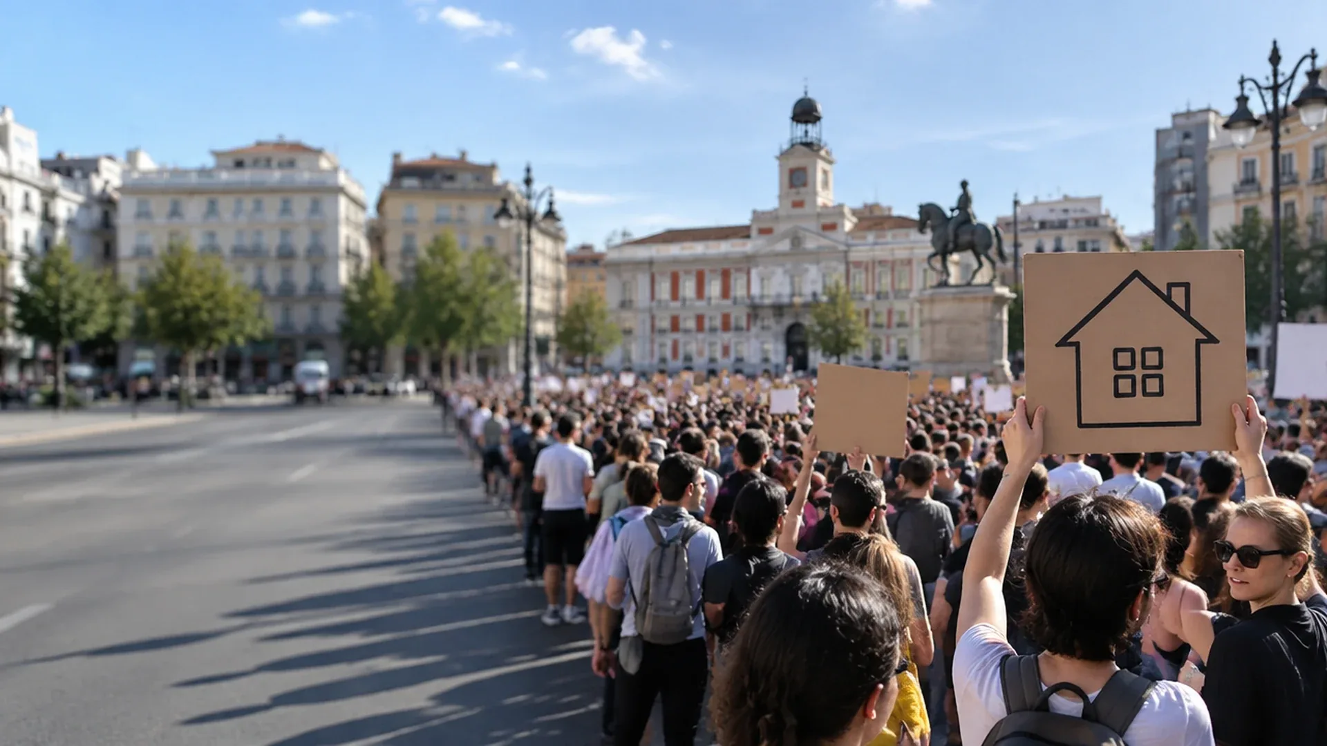 Масови протести в Испания след провал на жилищни мерки